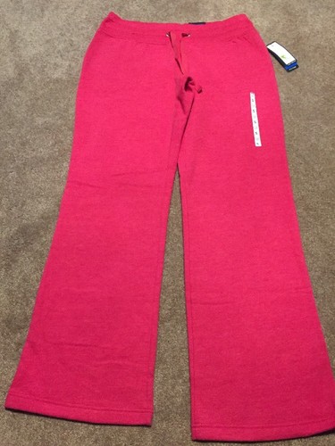 NWT Womens Tek Gear Pink Pants Fit 