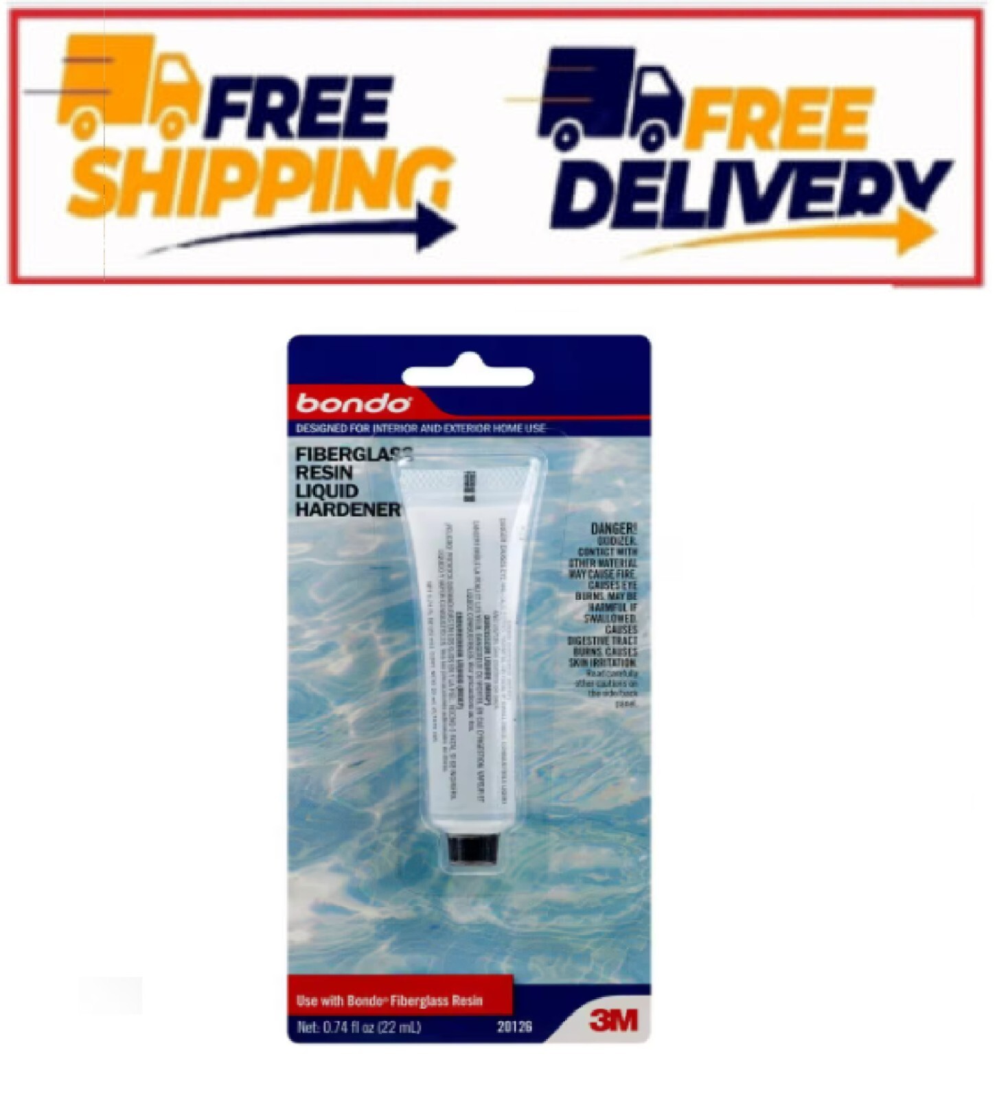 Bondo Home Solutions 0.74 fl. oz. Fiberglass Resin Liquid Hardener eBay