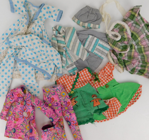 VTG Barbie / Doll Homemade Crochet Knit Sewn Wedding Dress Pants Outfits Lot - Picture 19 of 21