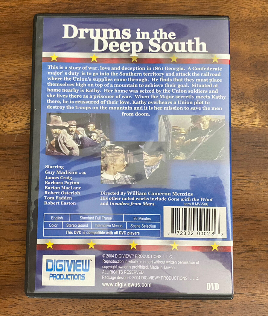 Drums In The Deep South [DVD, 2004, Slim Case] FREE SHIPPING eBay