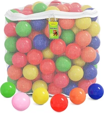 Click N' Play Plastic Balls for Ball Pit, Phthalate & BPA Free, Crush Proof Play