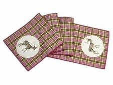 Image of Katie Alice Highland Fling Tartan Stag Shabby Chic Table Runner