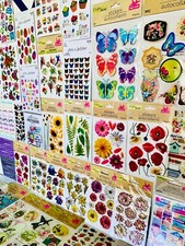 Big Random Mixed Lot All New Stickers 4 Crafts  Scrapbooking Fun  500 STICKERS