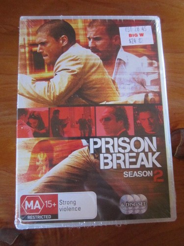 DVD PRISON BREAK SEASON 2 NEW SEALED * GREAT ** MUST SEE *****