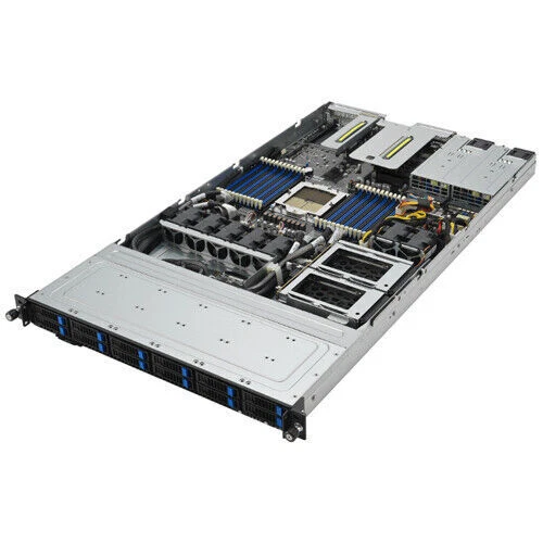ASUS RS500A-E12-RS12U Server 12X2.5"With AMD EPYC 9124 CPU, 64GB RAM, 1T M.2 SSD