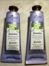 Difeel Luxury Moisturizing Hand Cream 42ml/1.4oZ Each JASMINE Lot of 2 TUBES NEW
