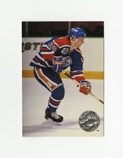 1991-92 Pro Set Platinum Hockey Dave Manson #172 Edmonton Oilers