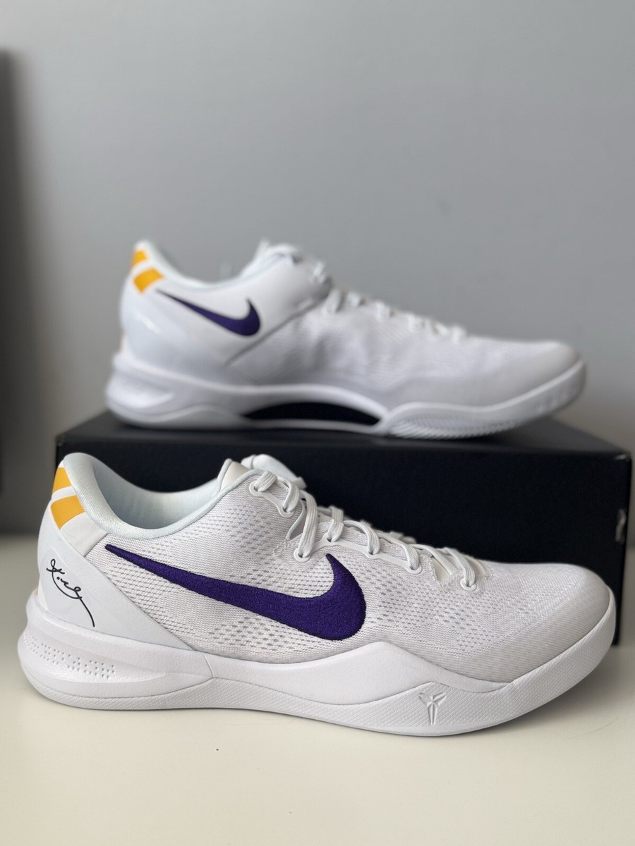 Nike Kobe 8 Protro 'Lakers Home' (HF9550-100) Men's Size 11.5