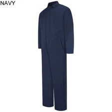 NEW Red Kap Men's Snap Front Cotton Work Coveralls - 5 colors - CC14 Uniform 