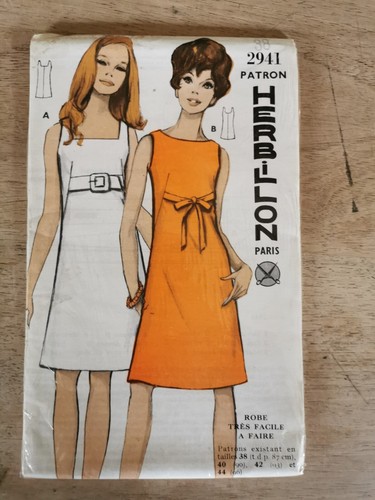 PATRON DE COUTURE VINTAGE Echo De La Mode Années 60 - Veste Droite Élégante Taille 48 - Complet Mais Usé