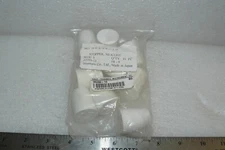 COLE PARMER 06298-10 SILICONE STOPPERS SIZE 5 LIGHTWEIGHT WHITE LOT OF 10 NEW