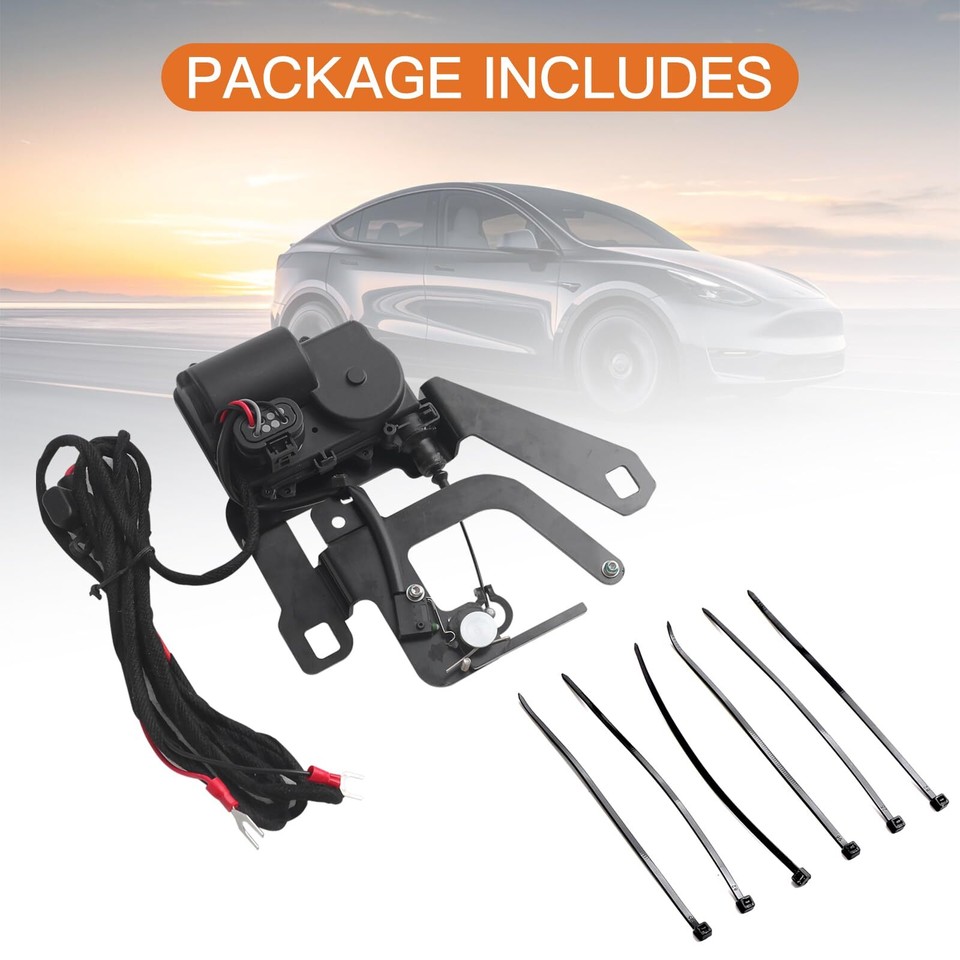 Qingchijun Power Frunk Soft Closing Lock for Tesla Model Y Front Trunk