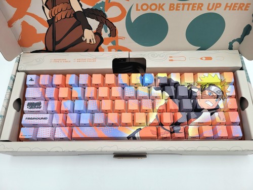 Naruto x HG Base 65 Gaming Keyboard Naruto NEW IN BOX - Picture 2 of 11