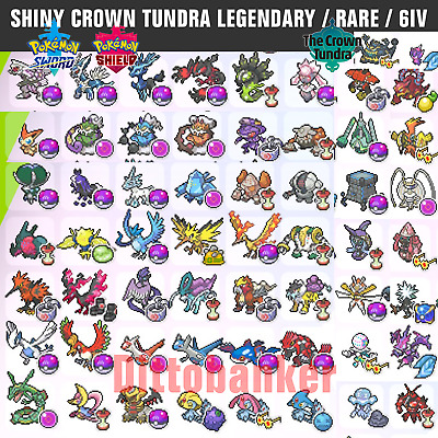 Shiny Legendary Mythical Event Pokémon - Pokémon Sword and Shield