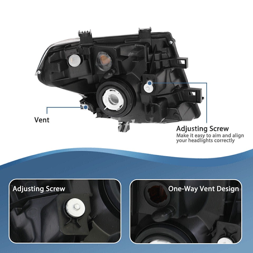 For 05-08 Nissan Frontier 05-07 Pathfinder Chrome Clear Dual L