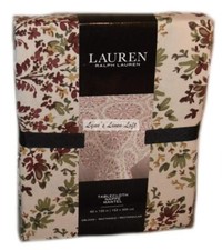 RALPH LAUREN Fall Medallions TABLECLOTH Oblong 60" X 120" NEW