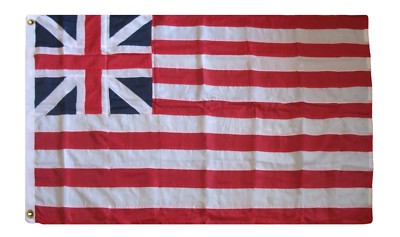 3x5 Embroidered Sewn UK Grand Union 300D Nylon Flag 3'x5' 2 Clips Heavy Duty