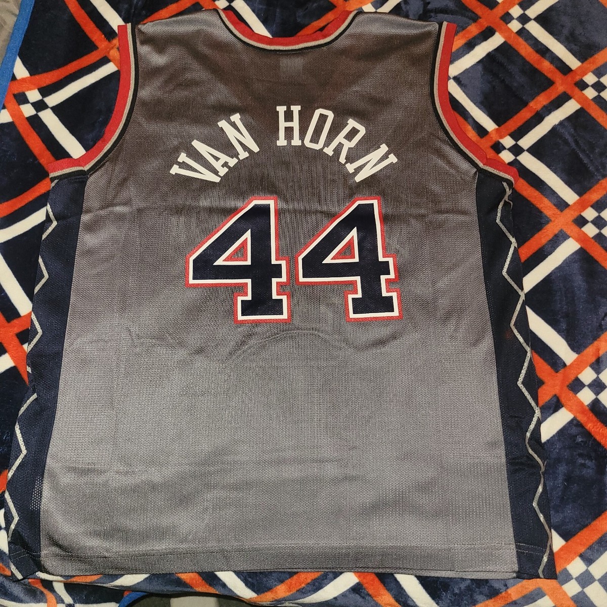 NIKE NEW JERSEY VAN HORN ジャージ M New Jersey Nets Keith Van Horn Vintage ChampionJersey Sz 40