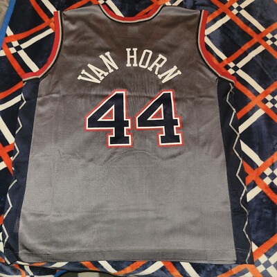 NIKE NEW JERSEY VAN HORN ジャージ M New Jersey Nets Keith Van Horn Vintage ChampionJersey Sz 40