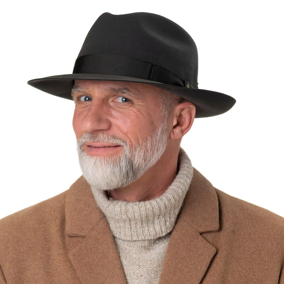 BORSALINO Marengo Haarfilz Bogarthut Haarfilzhut Fedora Herrenhut Hüte - Bild 2 von 2
