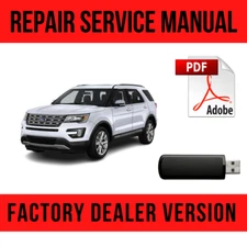 Ford Explorer 2016-2019 Factory Repair Manual USB