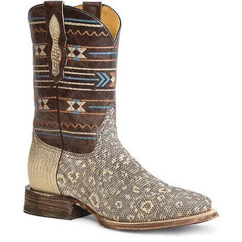 Botas exóticas Roper Ritch Lizard para hombre color tostado artesanal - Imagen 1 de 1