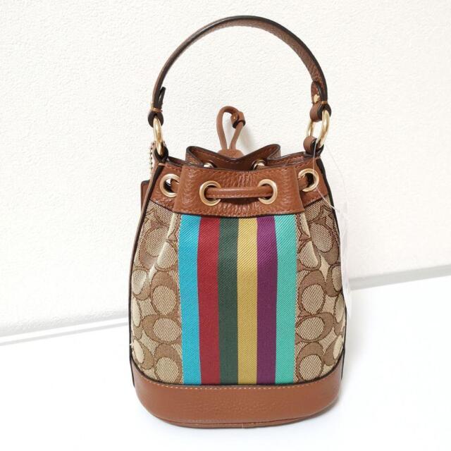 Coach Dempsey Bucket & Drawstring Bag - Small for sale online | eBay