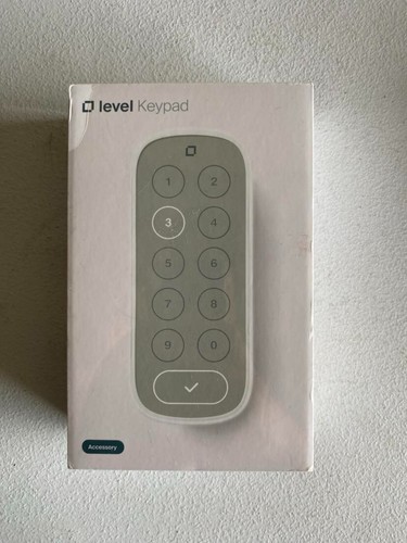 Level Keypad- Works with Level Bolt or Any Level Lock Gloss Deadbolt Adaptor Kit