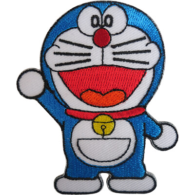 T-Shirt Doraemon Aufnäher bestickt Abzeichen Eisen Nähen Jeans japanisch Manga Anime