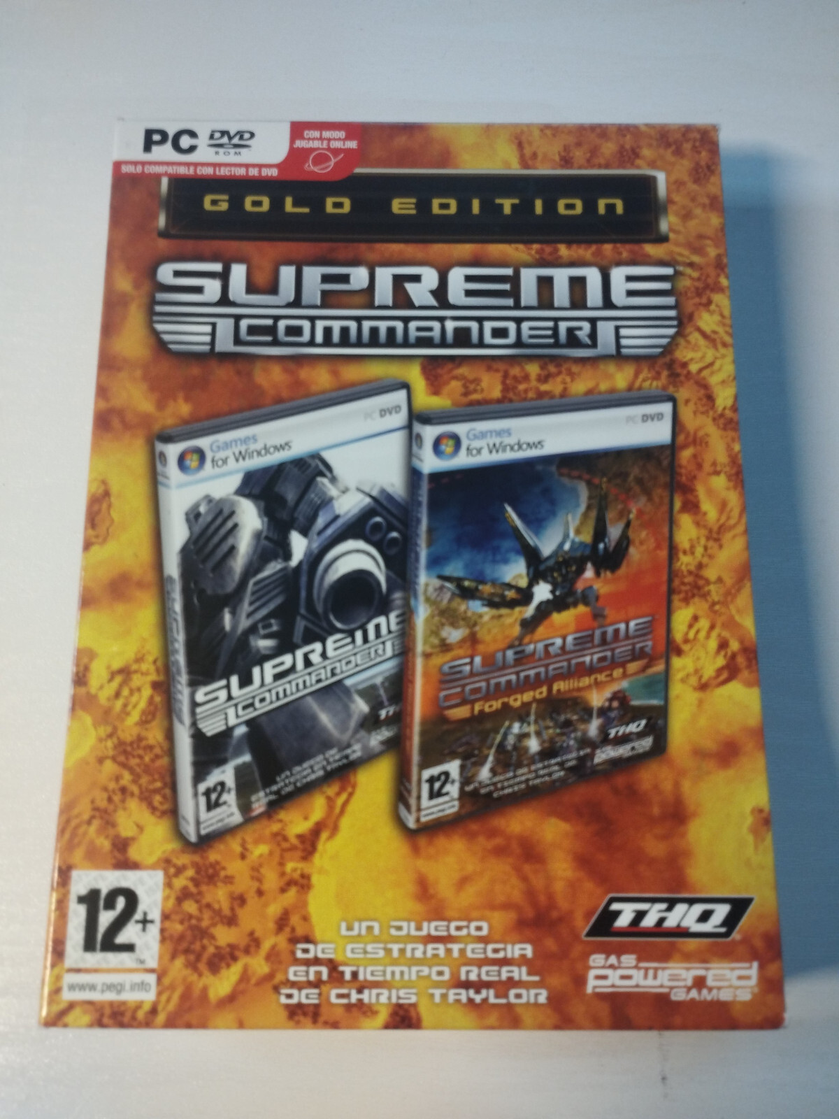 Supreme Commander Gold Edition THQ - Juego Para PC DVD-ROM Edicion Español 3T
