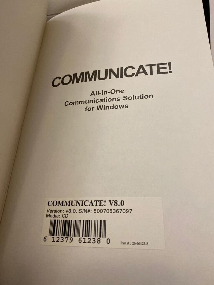 Communicate All-in-one Solution User's Guide Book + CD-Rom V8.0  - Image 2 of 4