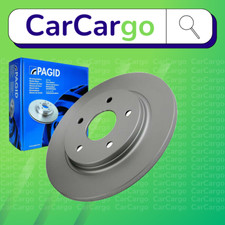 Pagid Solid Rear Brake Discs Pair For Dodge Grand Caravan 3.8 2007-2010 305 mm