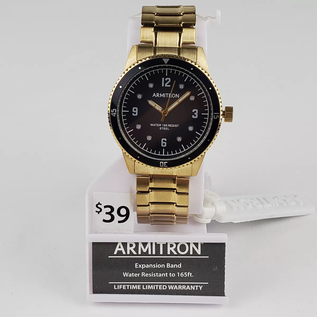 Armitron men's deals black watch