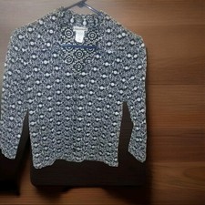 VTG 1990 s Nicola  Button Shirt Crop Top Blou...