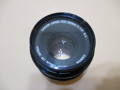 【C6779】Canon AE-1 + FD 50mm F1.8 S.C Amazon.com: Canon 50MM f1.8 FD Mount Lens for SLR Canon A-1