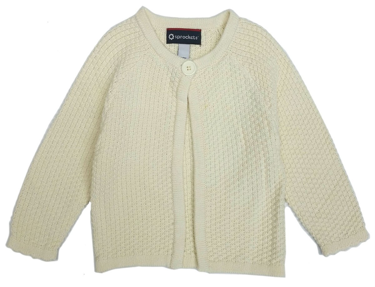 Cardigan Girls Sweater Swing Knit Long Sleeve Cotton Pink 4