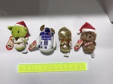 Hallmark Itty Bittys Star Wars Holiday -Chewbacca, Yoda, R2-D2, C-3PO Set