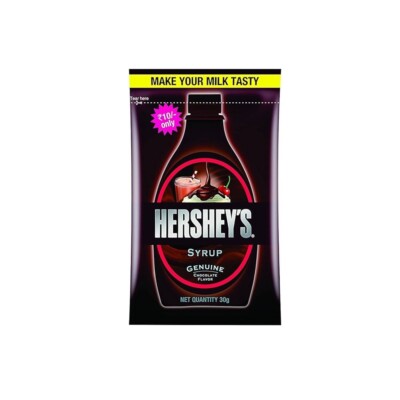 hershey's chocolate syrup sachets ( pack of 10)
