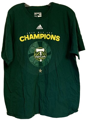 シャツ Champion PORTLAND TIMBERS TIMBERS 2015 MLS CUP Champions T-SHIRT Mens XL Portland Soccer