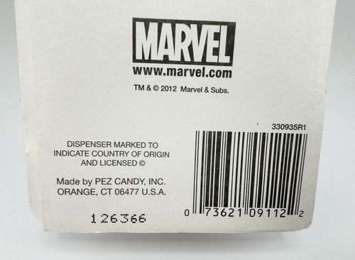 Marvel Hulk Avengers Collector Pez Dispenser New in Sealed Package - Picture 5 of 5