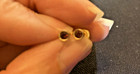 Amethist pinky ring and post pierced earrings — photo 3