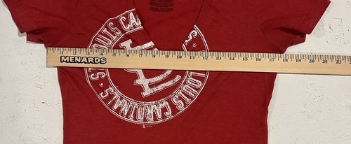 Womens Nike St Louis Cardinals Short Sleeve T Shirt Large V Neck Slim Fit - Picture 7 of 8