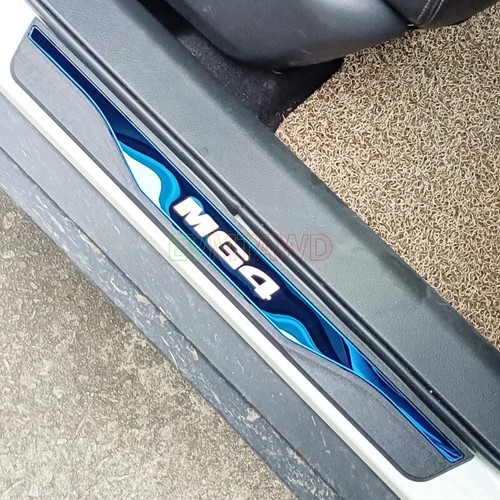 For MG 4 MG4 EV Accessory 2024 Chrome Car Door Sill Scuff Plate Protector Cover - Bild 2 von 7