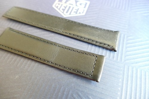 New TAG Heuer FC6201 black leather watch strap Carrera Monza 19mm WAR WV WV211A - Picture 13 of 22