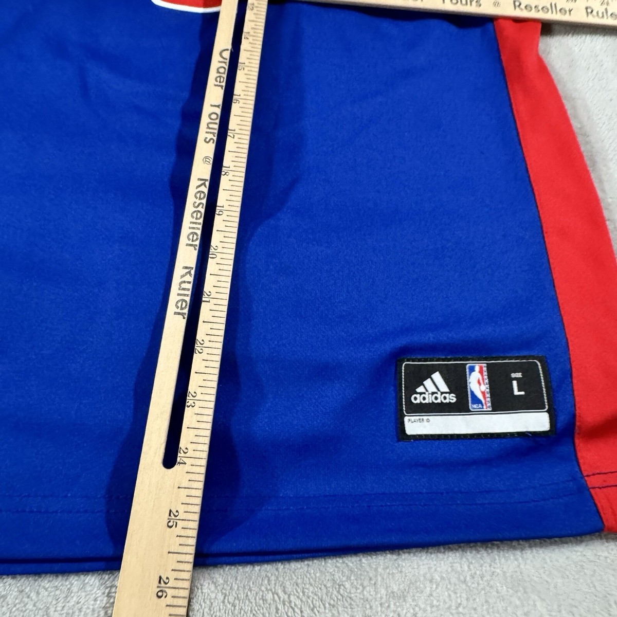【激レア】アディダス ジャージ サイズM　NBA　PISTONS ブルー 激レア】アディダス ジャージ サイズM NBA PISTONS ブルー