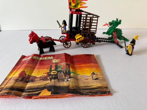 Vintage LEGO Castle: DRAGON WAGON #6056 - 99.9% Complete w/Instructions~1993