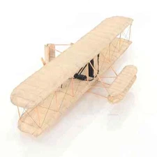 First in Flight: Wright Brothers Airplane Model Home Decor
