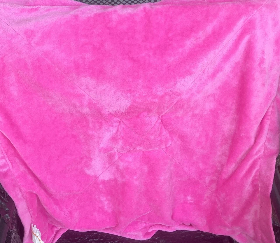 Dora the Explorer boneca de pelúcia 3D Lovey cobertor de segurança rosa roxo listras pontos - Imagem 4 de 4