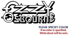 OZZY 2 Metal Music Rock Graphic Die Cut decal sticker Car Truck Boat Window 22"