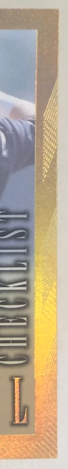 1998 Studio - Gold Press Proofs - Jeff Bagwell - Checklist - Astros - NrMt+ - Image 2 of 4